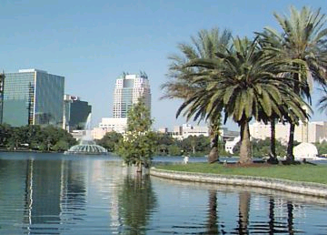 Lake Eola in Downtown Orlando, FL